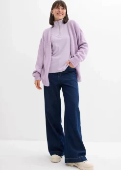 Hot Rippshirt aus softem Viskose-Mix Damen Shirts & Tops