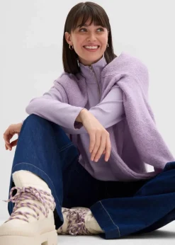 Hot Rippshirt aus softem Viskose-Mix Damen Shirts & Tops