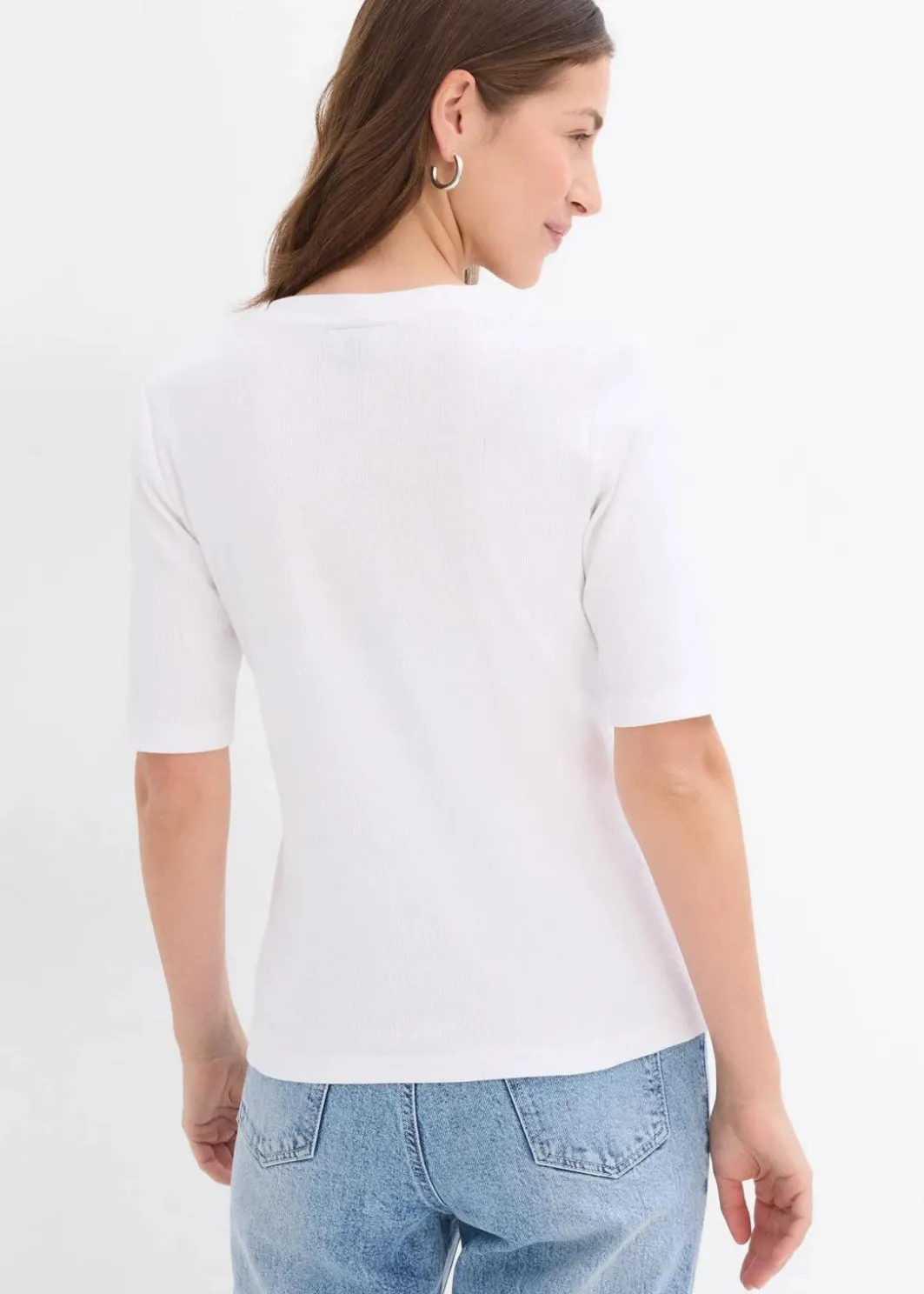 Damen bonprix Bekleidung·Röcke|Basics|Rippshirt (2er-Pack)