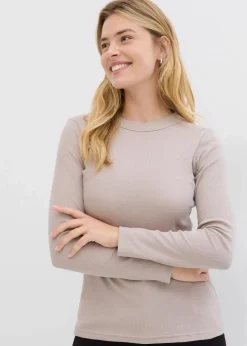 New Rippshirt mit reiner Bio-Baumwolle, (2er Pack) Damen Bekleidung·Röcke|Nachhaltigere Materialien