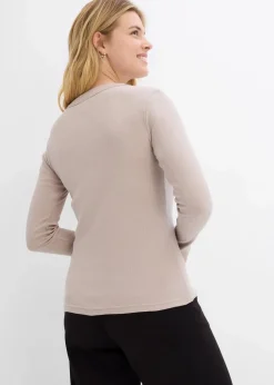 New Rippshirt mit reiner Bio-Baumwolle, (2er Pack) Damen Bekleidung·Röcke|Nachhaltigere Materialien