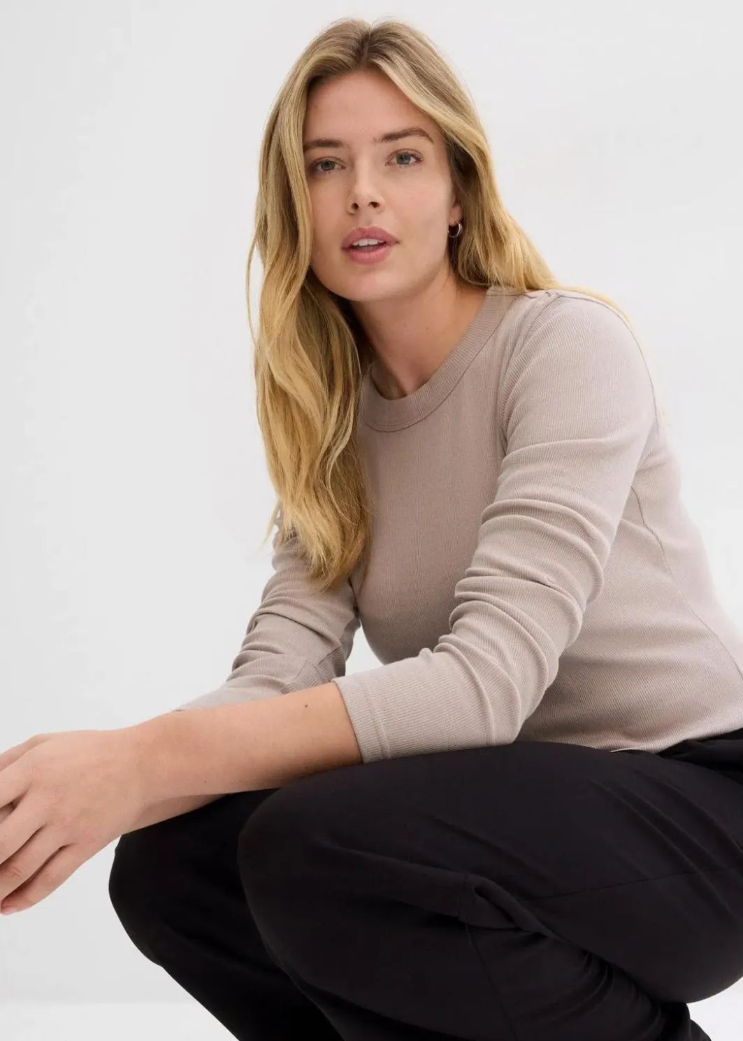 New Rippshirt mit reiner Bio-Baumwolle, (2er Pack) Damen Bekleidung·Röcke|Nachhaltigere Materialien