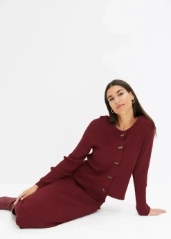 Clearance Ripp-Strickjacke in Viskose-Mix Damen Bekleidung·Umstandsmode|Bekleidung·Jeans