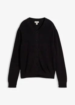 New Rippstrickjacke, Rundhals Damen Pullover & Strickjacken|Basics