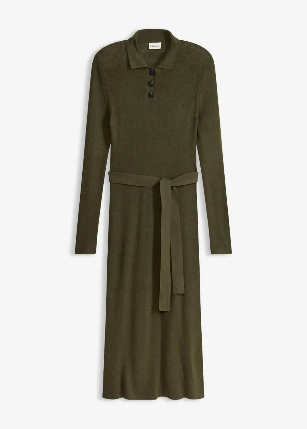 Damen bonprix Bekleidung·Umstandsmode|Strickmode|Ripp-Strickkleid aus Viskose-Mix