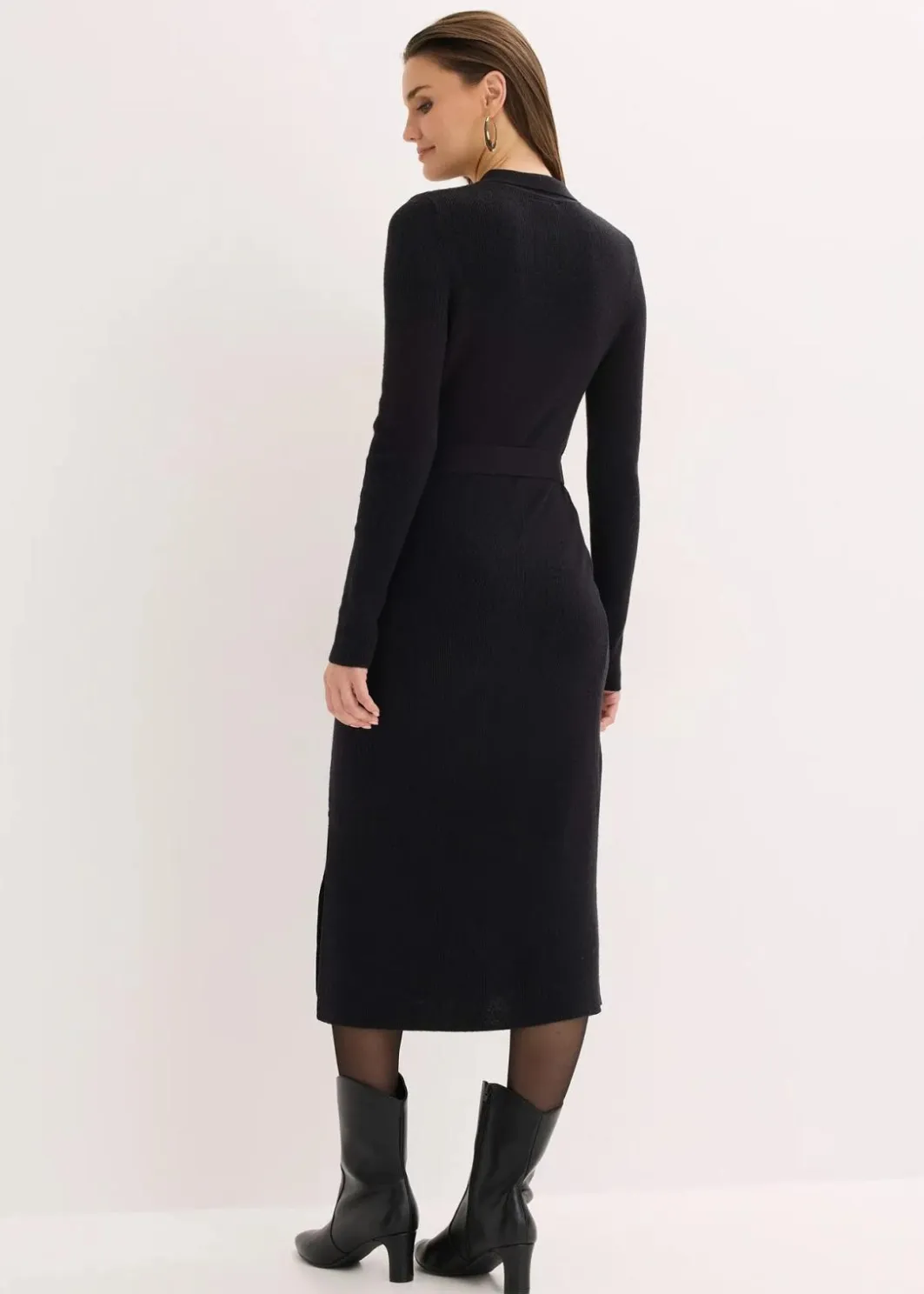 Damen bonprix Bekleidung·Umstandsmode|Strickmode|Ripp-Strickkleid aus Viskose-Mix