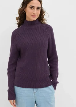 Discount Rippstrickpullover aus reiner Bio-Baumwolle Damen Bekleidung·Umstandsmode|Strickmode