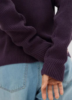 Discount Rippstrickpullover aus reiner Bio-Baumwolle Damen Bekleidung·Umstandsmode|Strickmode
