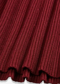 Damen bonprix Bekleidung·Sportbekleidung|Röcke|Ripp-Strickrock aus Viskose-Mix