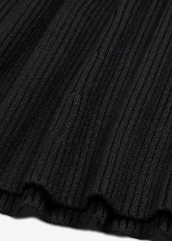 Damen bonprix Röcke|Bekleidung·Sportbekleidung|Ripp-Strickrock aus Viskose-Mix