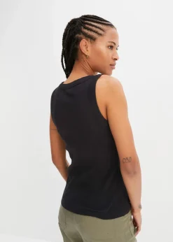 Best Ripp-Top aus reiner Bio-Baumwolle Damen Bekleidung·Röcke|Basics