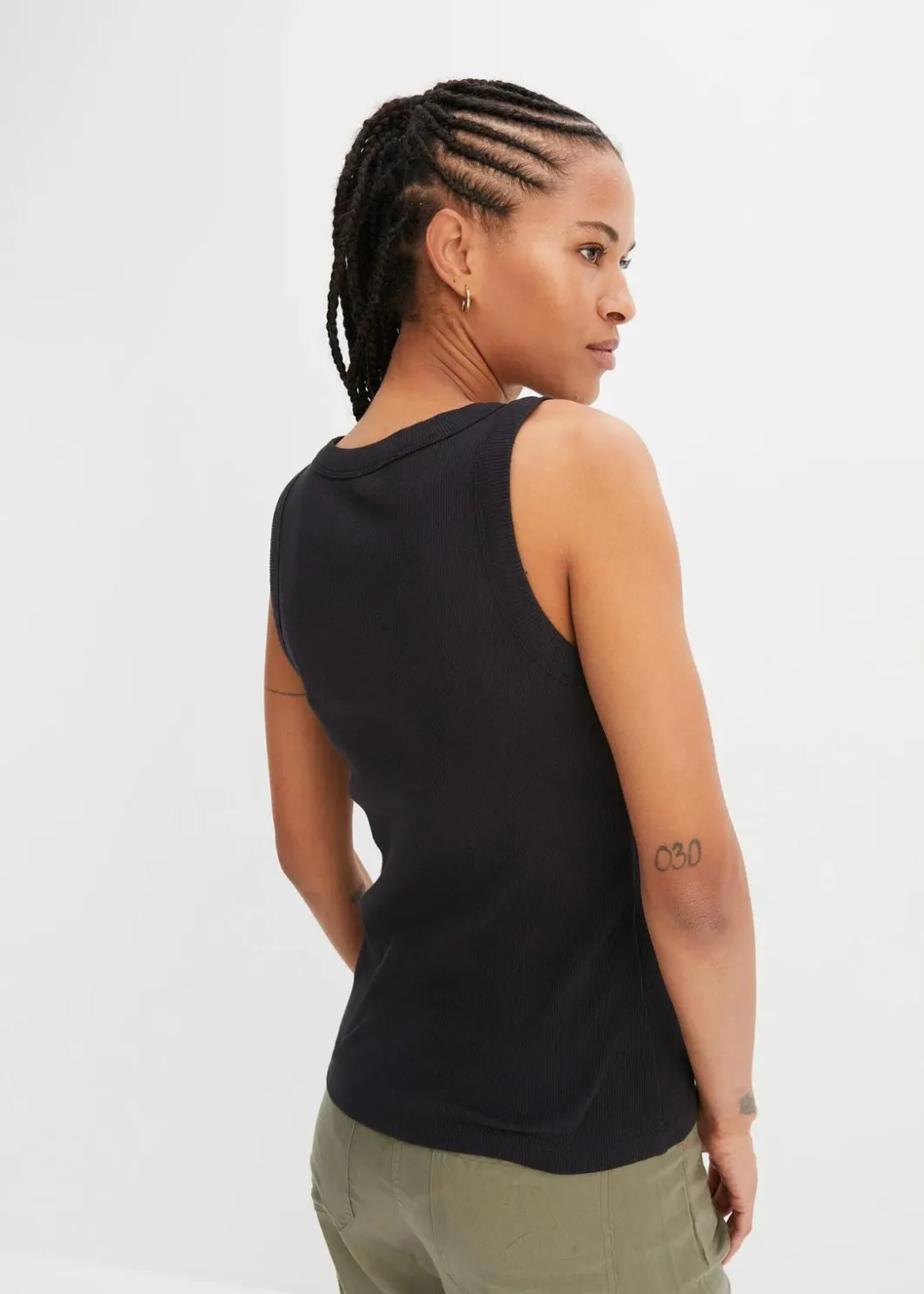 Best Ripp-Top aus reiner Bio-Baumwolle Damen Bekleidung·Röcke|Basics