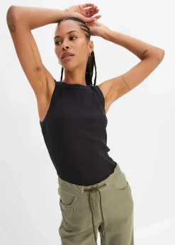 Best Ripp-Top aus reiner Bio-Baumwolle Damen Bekleidung·Röcke|Basics