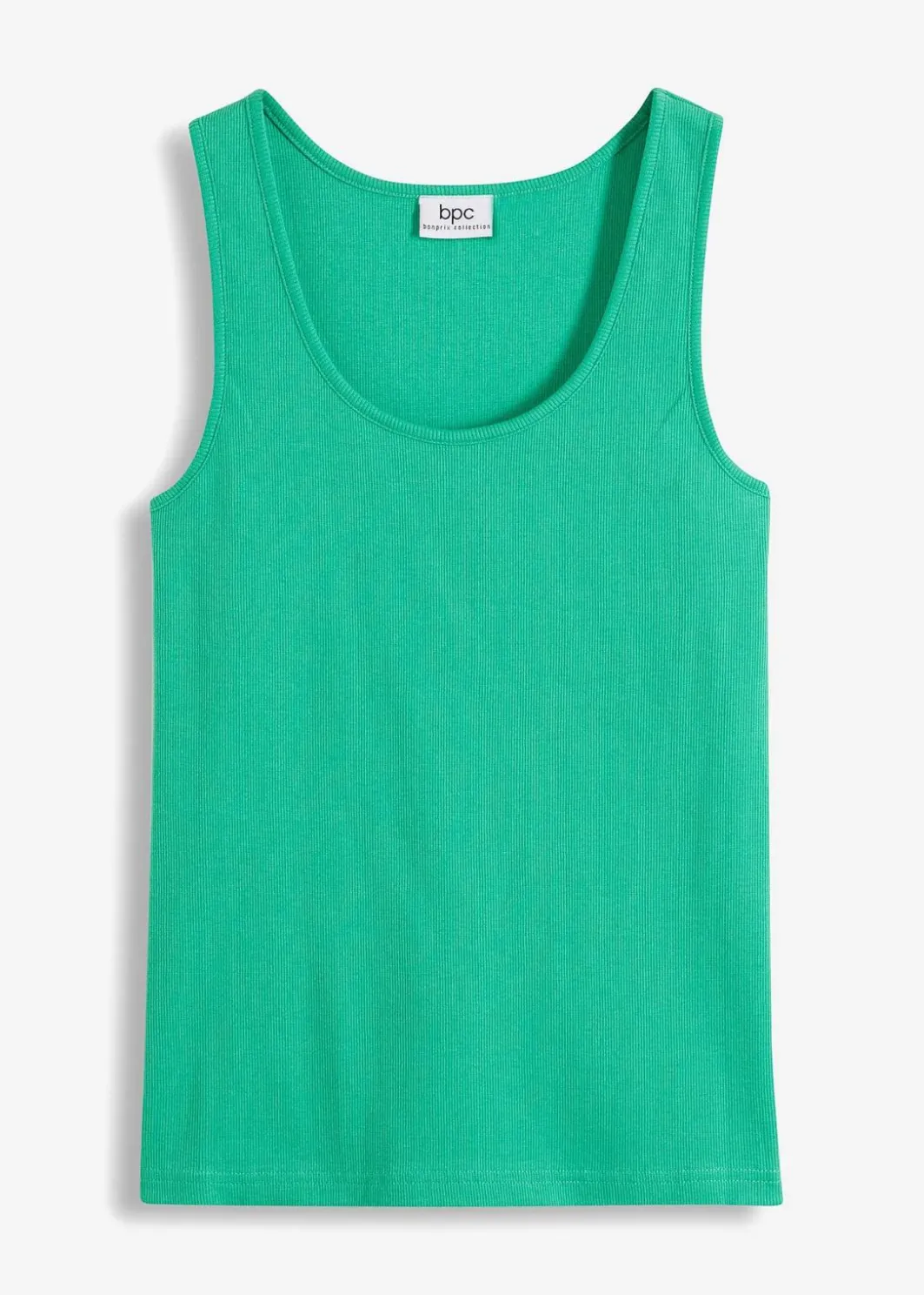 Damen bonprix Unterhemden|Basics|Ripp-Top aus reiner Bio-Baumwolle