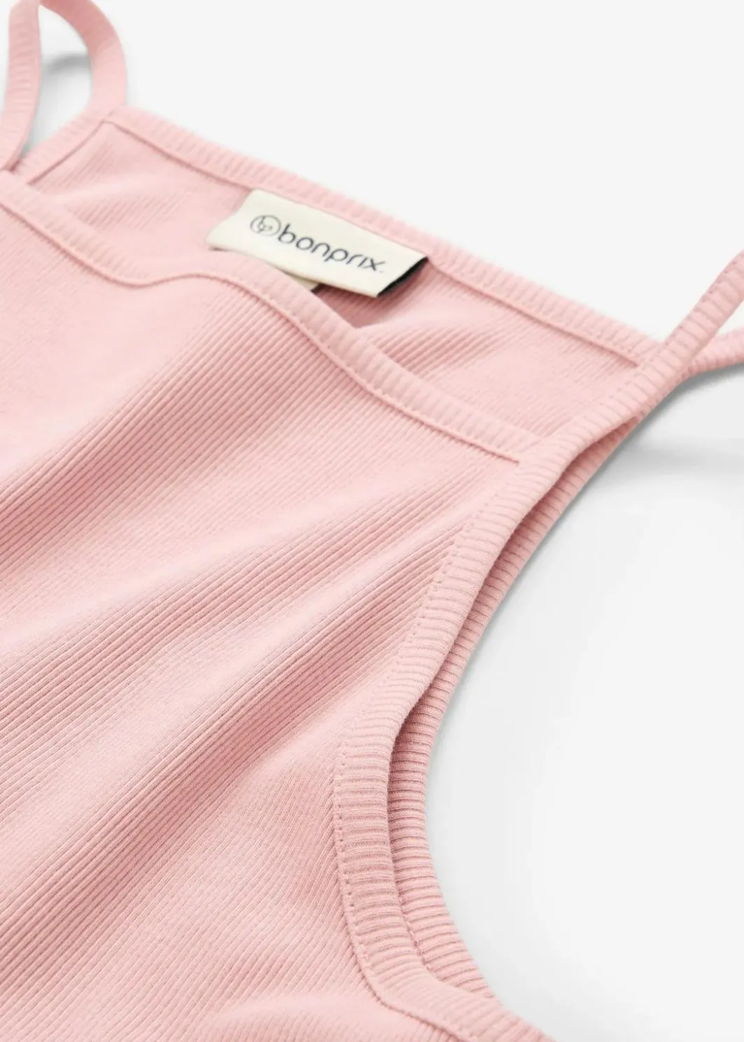 Damen bonprix Nachhaltigere Materialien|Shirts & Tops|Ripp-Top aus reiner Bio-Baumwolle