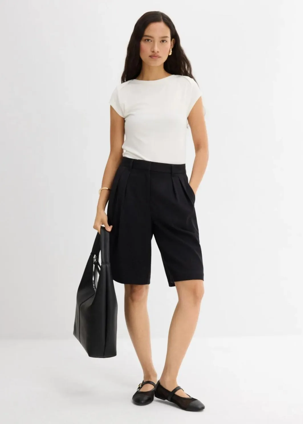 Outlet Ripp-Top aus softem Modal-Mix Damen Shirts & Tops