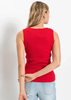 New Ripp-Top mit Reißverschluss Damen Shirts & Tops|Nachhaltigere Materialien