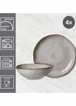 Discount Geschirr-Set (8-tlg. Set) Geschirr & Servieren