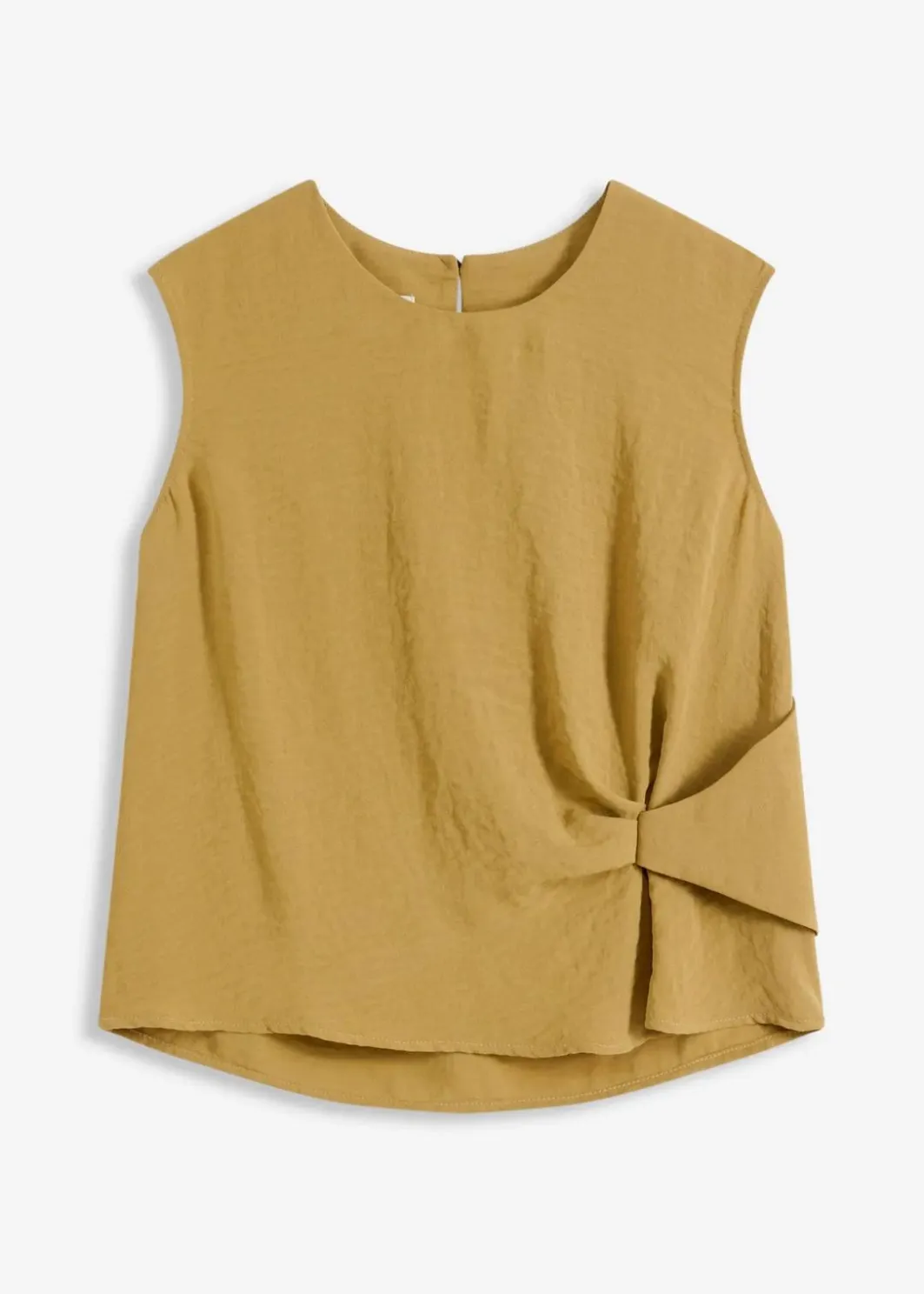 Damen bonprix Shirts & Tops|Blusen & Tuniken|Ärmelloses Blusentop mit Knoten