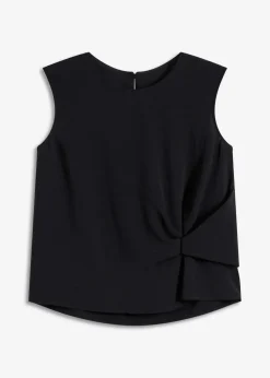 Damen bonprix Bekleidung·Jacken & Mäntel|Blusen & Tuniken|Ärmelloses Blusentop mit Knoten