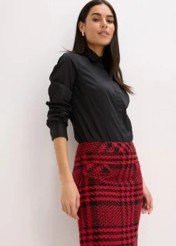 Discount Rock aus softem Bouclégarn Damen Röcke|Bekleidung·Sportbekleidung