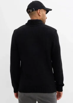 Herren bonprix Große Größen|Pullover & Strickjacken|Rollkragenpullover