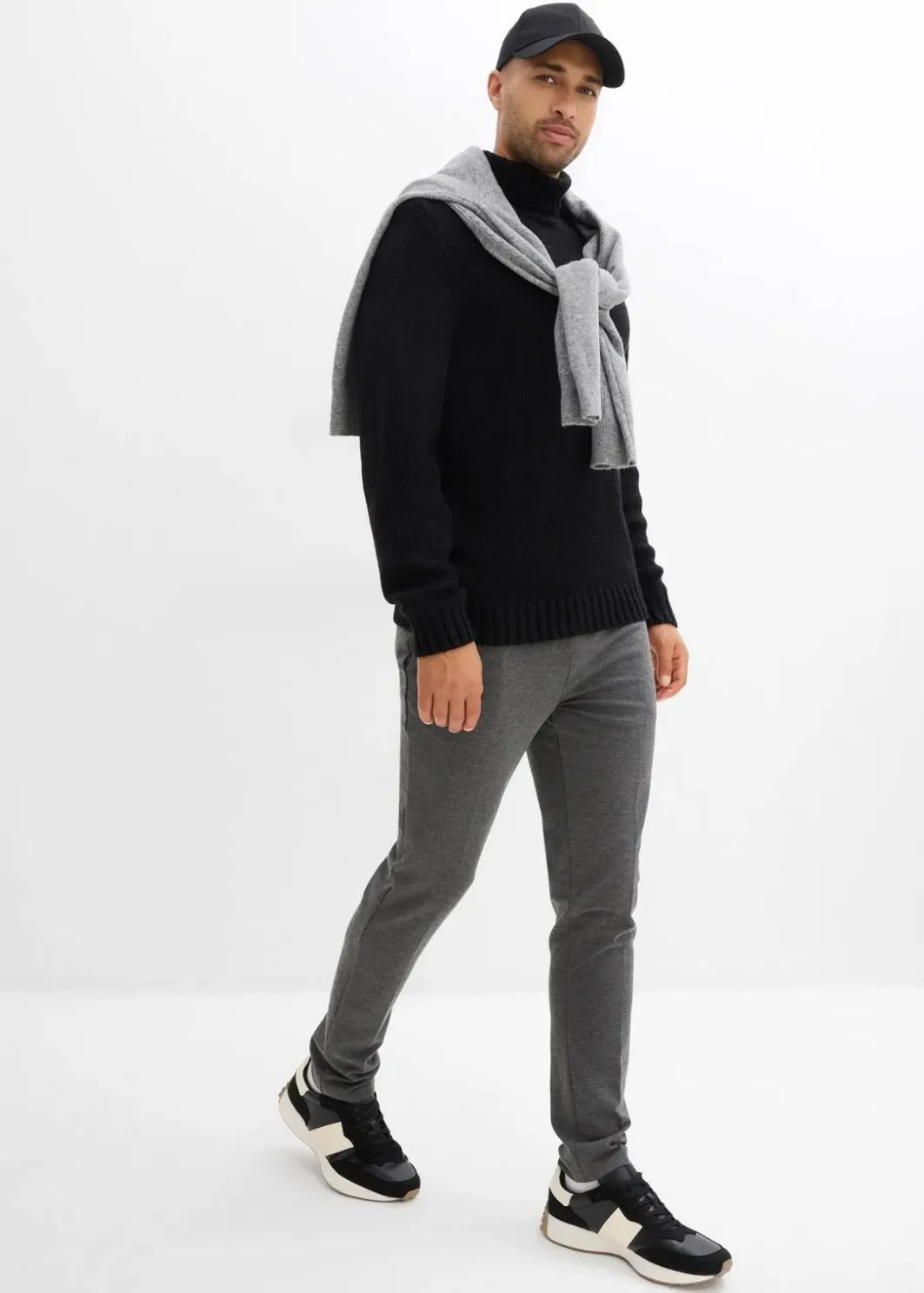 Herren bonprix Große Größen|Pullover & Strickjacken|Rollkragenpullover