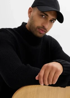 Herren bonprix Große Größen|Pullover & Strickjacken|Rollkragenpullover