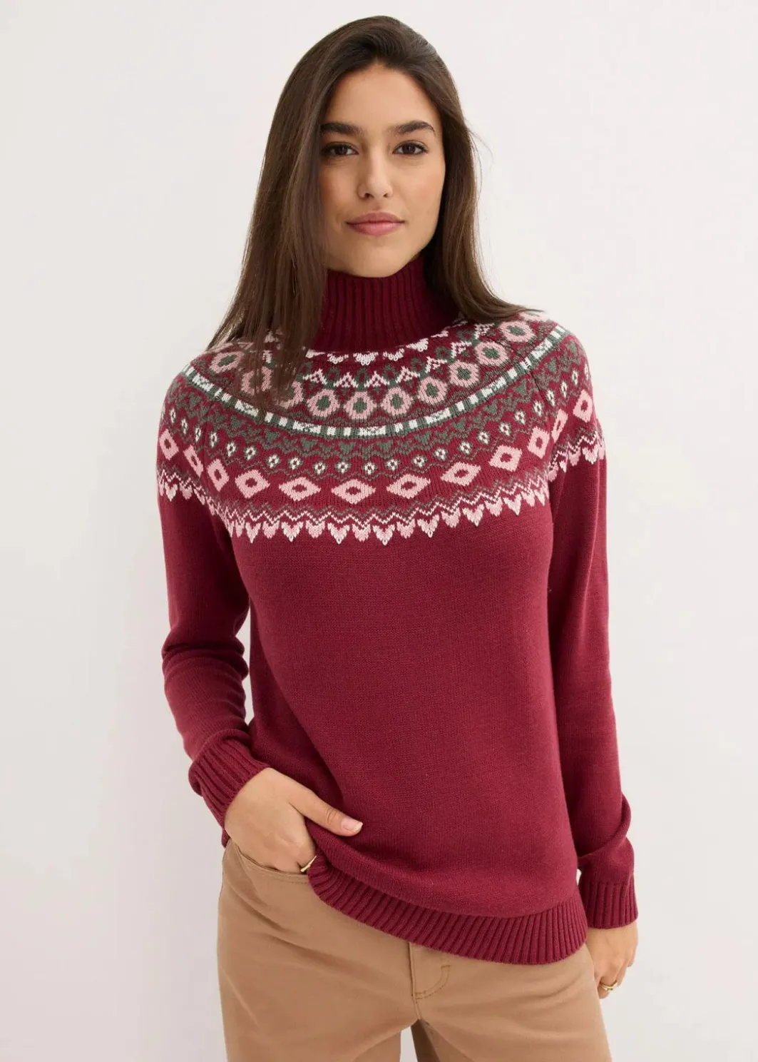 Damen bonprix Bekleidung·Umstandsmode|Bekleidung·Jeans|Rollkragenpullover