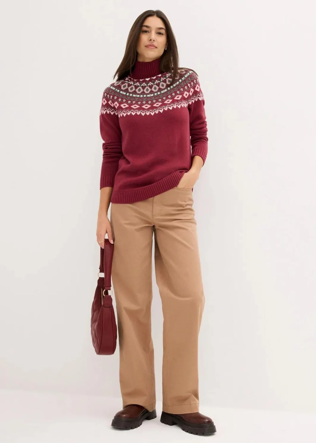 Damen bonprix Bekleidung·Umstandsmode|Bekleidung·Jeans|Rollkragenpullover
