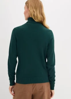 Damen bonprix Pullover & Strickjacken|Basics|Rollkragenpullover