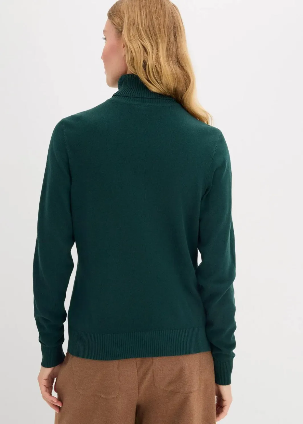Damen bonprix Pullover & Strickjacken|Basics|Rollkragenpullover