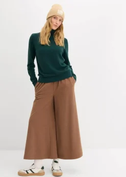 Damen bonprix Pullover & Strickjacken|Basics|Rollkragenpullover