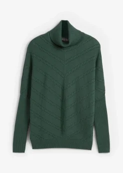 Damen bonprix Pullover & Strickjacken|Bekleidung·Jeans|Rollkragenpullover