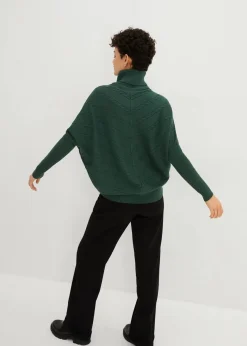 Damen bonprix Pullover & Strickjacken|Bekleidung·Jeans|Rollkragenpullover