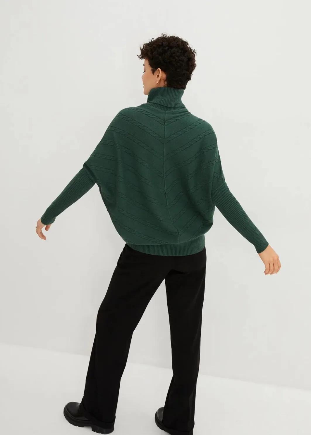 Damen bonprix Pullover & Strickjacken|Bekleidung·Jeans|Rollkragenpullover