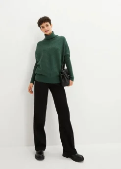 Damen bonprix Pullover & Strickjacken|Bekleidung·Jeans|Rollkragenpullover