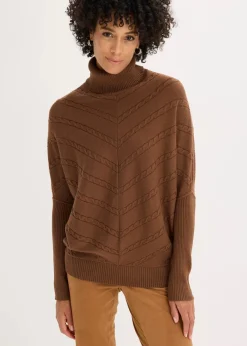 Damen bonprix Bekleidung·Umstandsmode|Strickmode|Rollkragenpullover