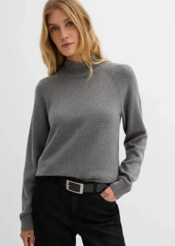 Hot Rollkragenpullover aus reiner Baumwolle Damen Bekleidung·Umstandsmode|Strickmode
