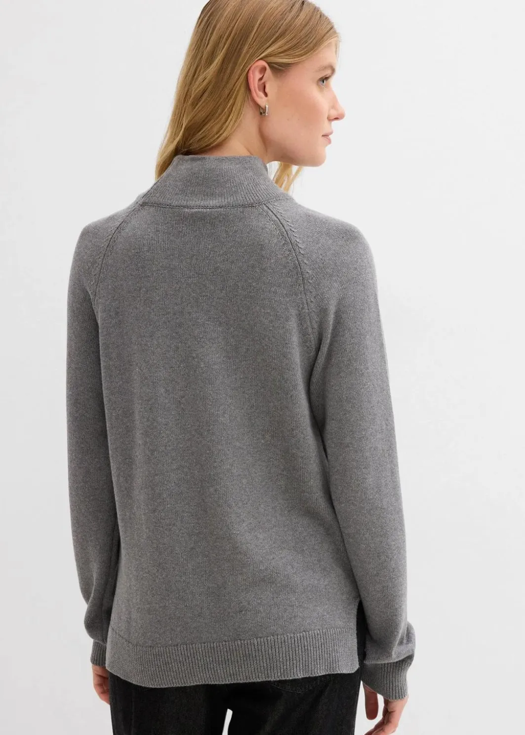 Hot Rollkragenpullover aus reiner Baumwolle Damen Bekleidung·Umstandsmode|Strickmode