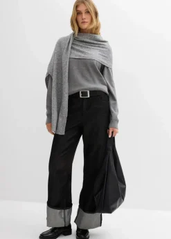 Hot Rollkragenpullover aus reiner Baumwolle Damen Bekleidung·Umstandsmode|Strickmode