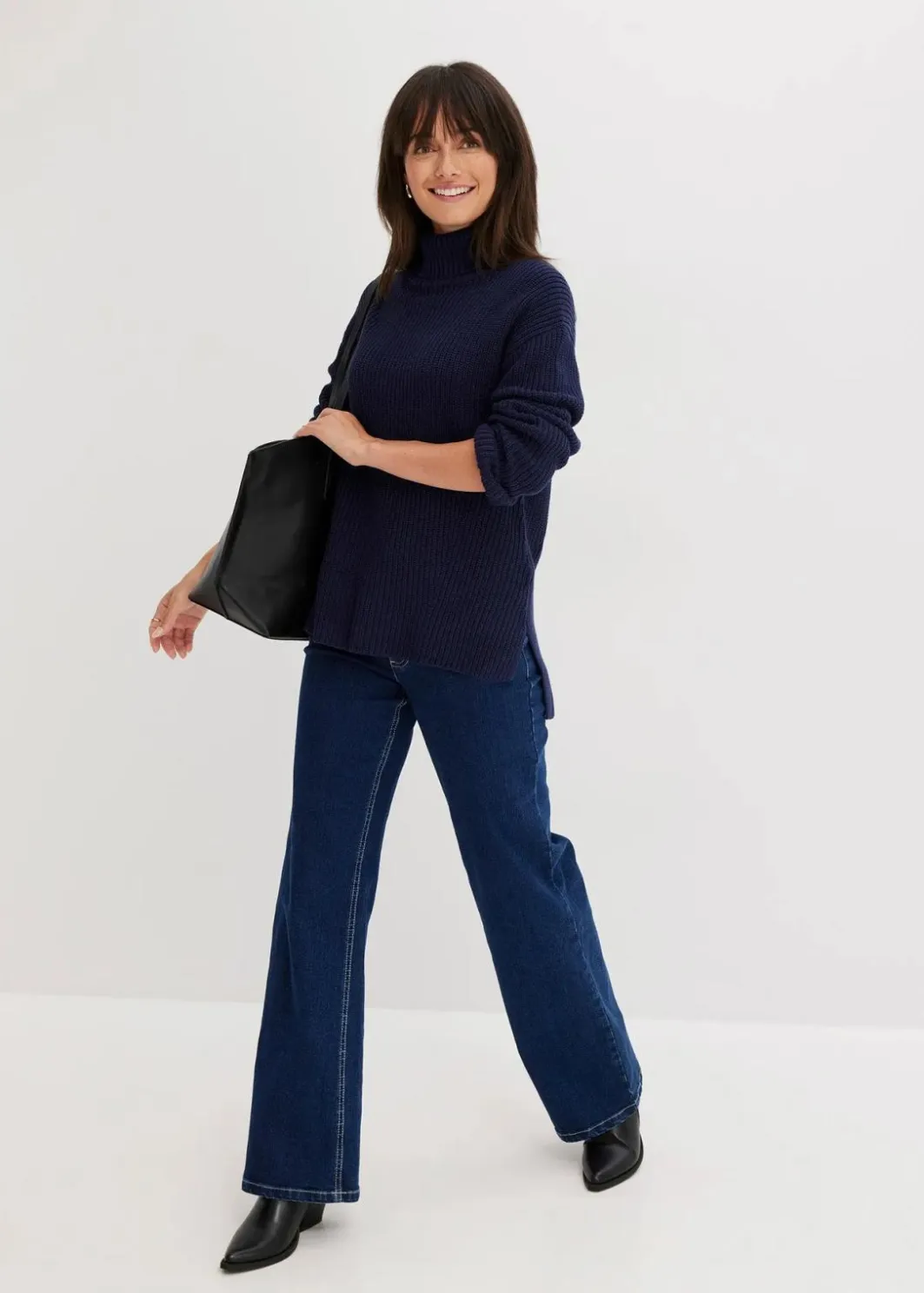 Online Rollkragenpullover aus reiner Baumwolle Damen Bekleidung·Umstandsmode|Bekleidung·Jeans