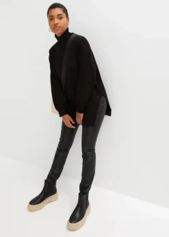 Damen bonprix Bekleidung·Umstandsmode|Bekleidung·Jeans|Rollkragenpullover aus Viskose-Mix