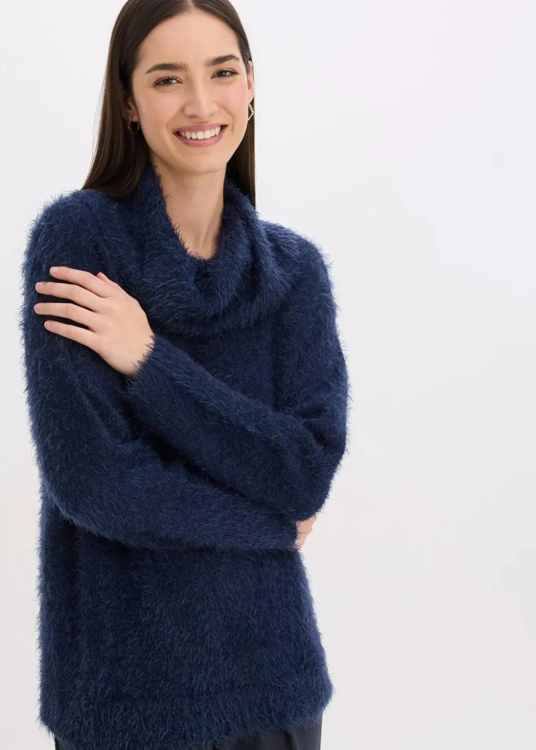 Damen bonprix Bekleidung·Umstandsmode|Pullover & Strickjacken|Rollkragenpullover aus weichem Federgarn
