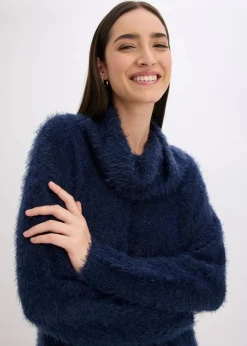 Damen bonprix Bekleidung·Umstandsmode|Pullover & Strickjacken|Rollkragenpullover aus weichem Federgarn
