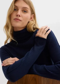 Best Rollkragenpullover aus weichem Kaschmir-Mix Damen Pullover & Strickjacken|Strickmode