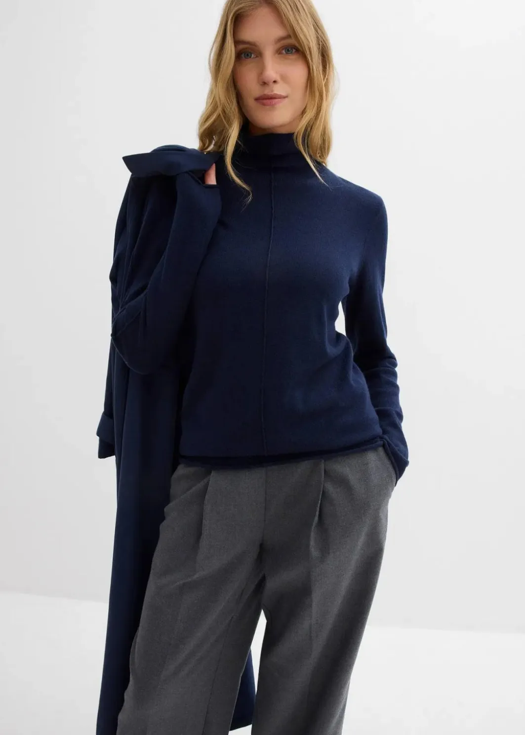 Best Rollkragenpullover aus weichem Kaschmir-Mix Damen Pullover & Strickjacken|Strickmode