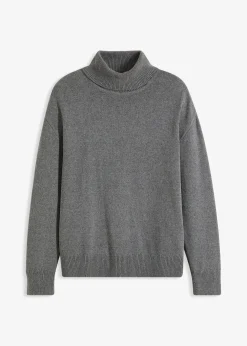 Discount Rollkragenpullover mit Baumwolle, Loose Fit Herren Pullover & Strickjacken|Große Größen