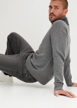 Discount Rollkragenpullover mit Baumwolle, Loose Fit Herren Pullover & Strickjacken|Große Größen