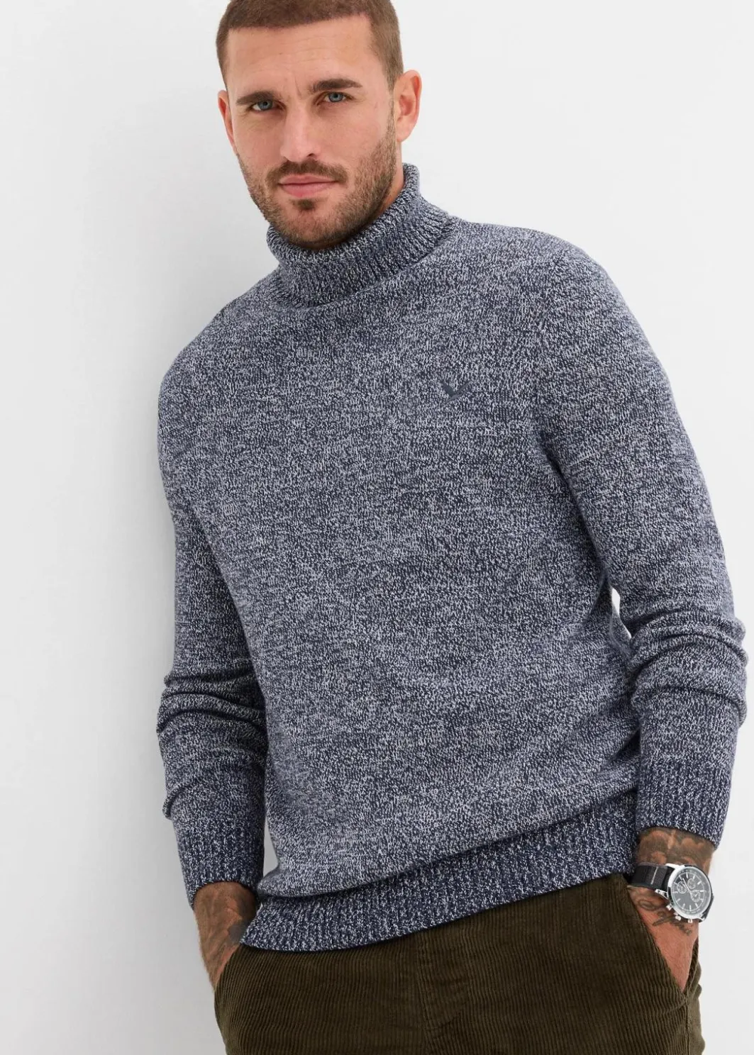 Outlet Rollkragenpullover mit Baumwolle Herren Pullover & Strickjacken|Basics